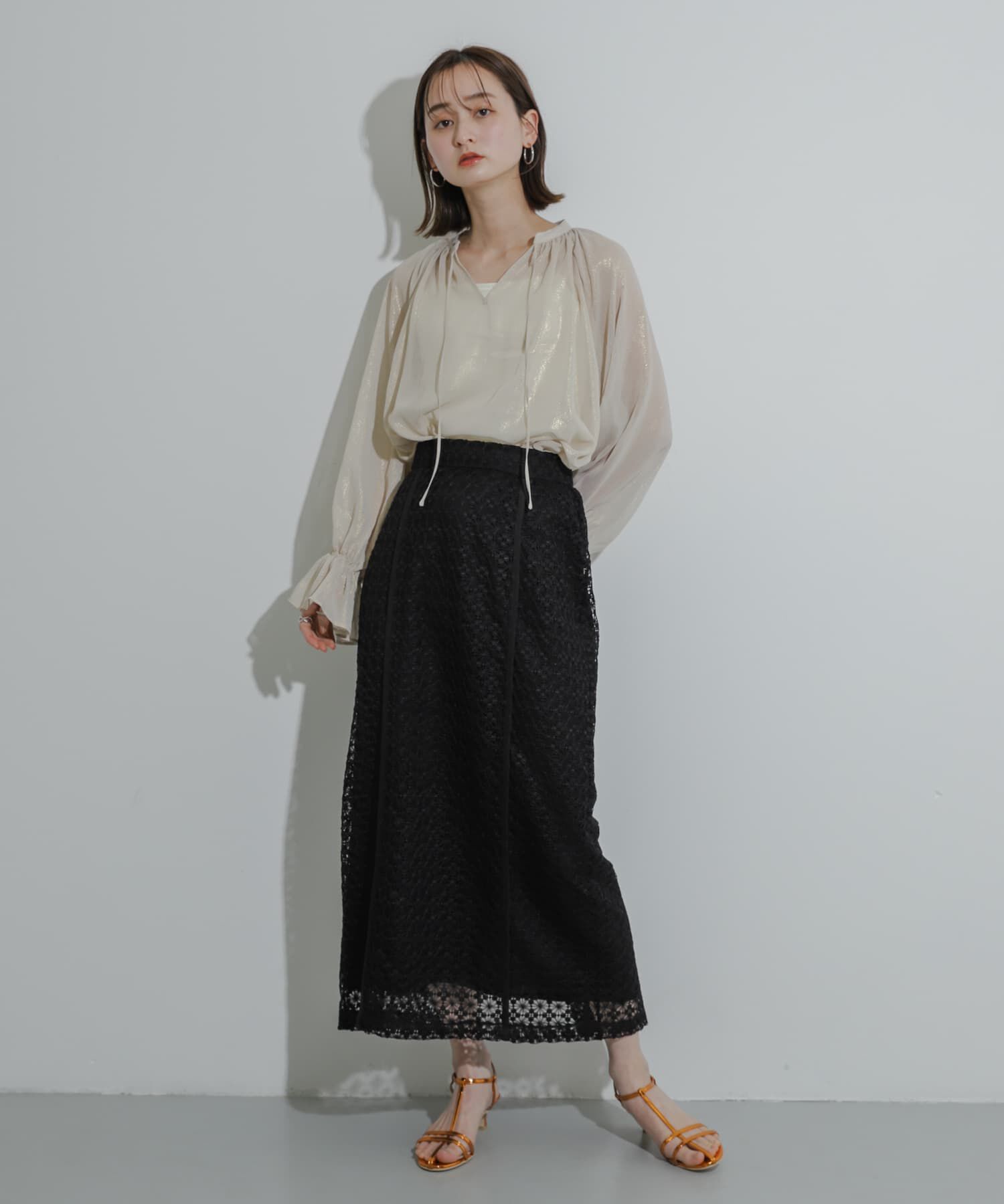 SENSE OF PLACE by URBAN RESEARCH「パイピングレーススカート」|スカート|