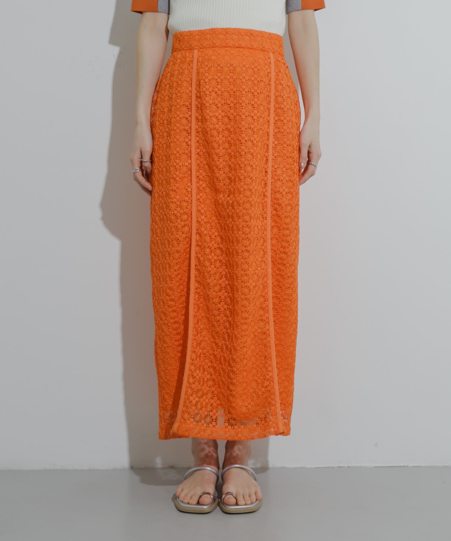 SENSE OF PLACE by URBAN RESEARCH「パイピングレーススカート」|スカート|