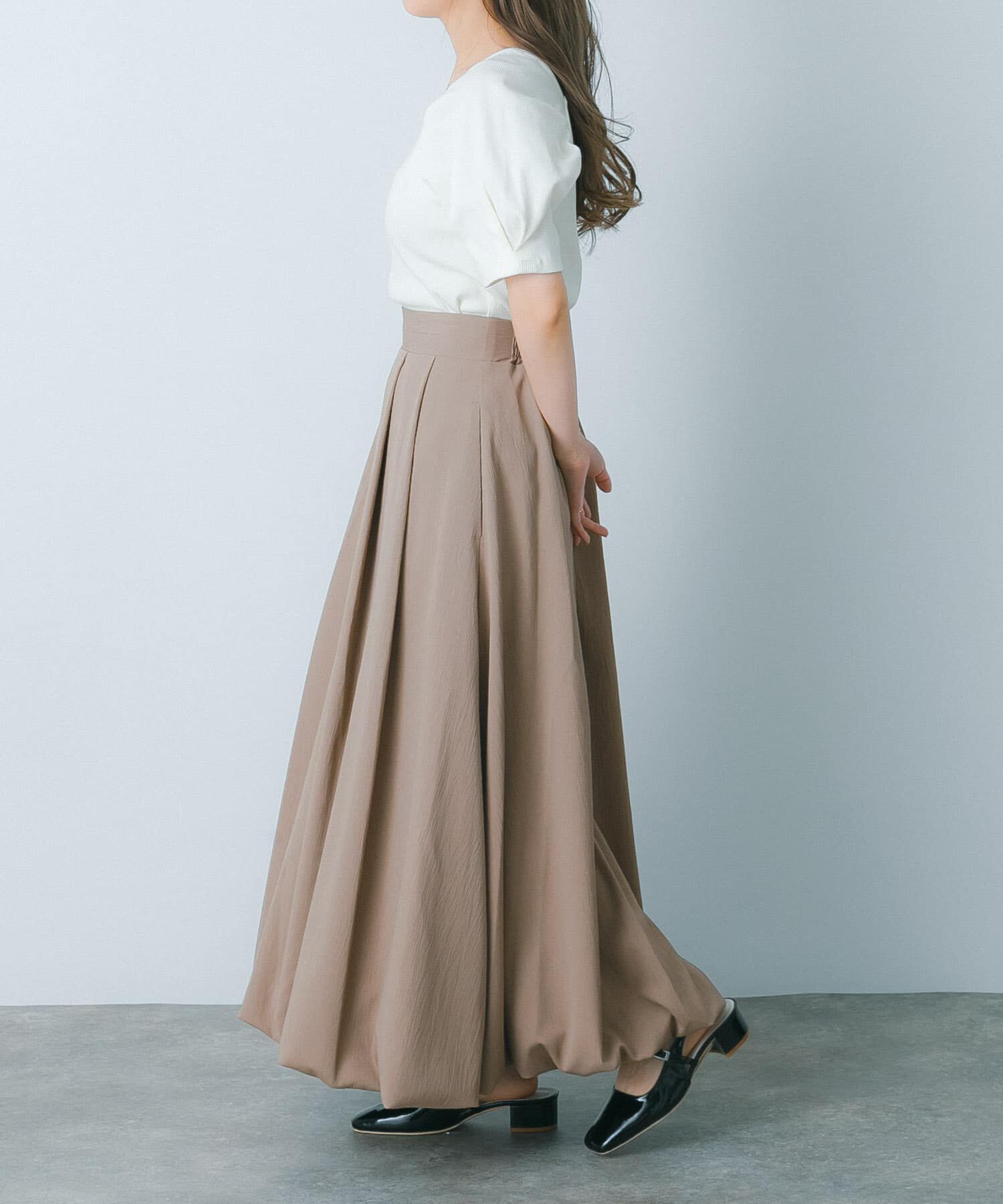 SENSE OF PLACE by URBAN RESEARCH「タックボリュームスリーブカットソー」|Tシャツ・カットソー|