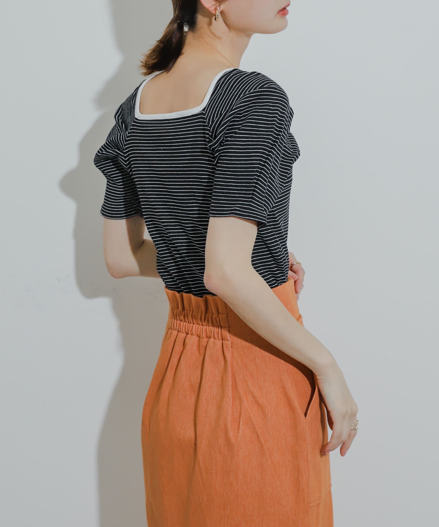 SENSE OF PLACE by URBAN RESEARCH「タックボリュームスリーブカットソー」|Tシャツ・カットソー|