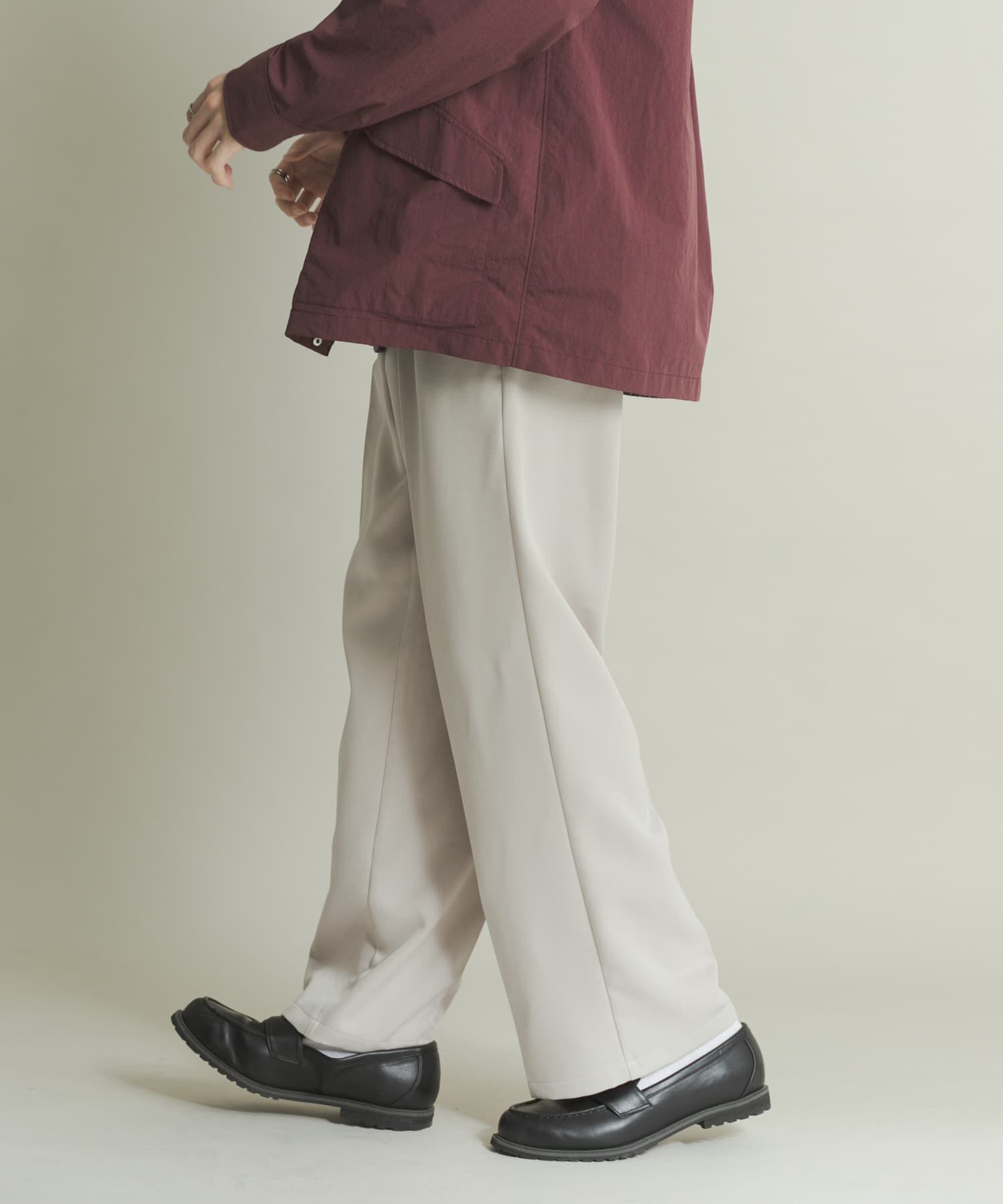 SENSE OF PLACE by URBAN RESEARCH「ウールライクダブルタックワイドパンツ」|その他|