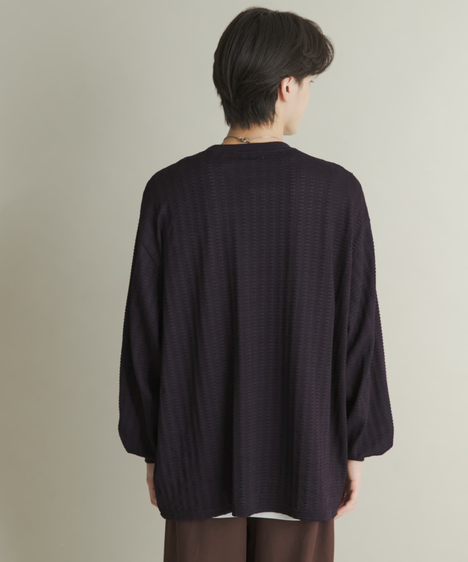 SENSE OF PLACE by URBAN RESEARCH「ライトワッフルクルーネックロングTシャツ」|Tシャツ・カットソー|