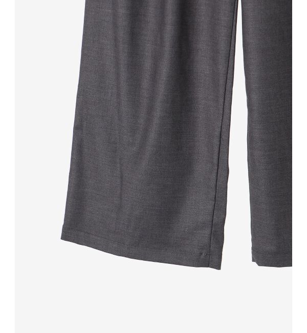 le.coeur blanc「サイドベルトタックワイドパンツ」|その他|