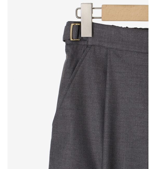 le.coeur blanc「サイドベルトタックワイドパンツ」|その他|