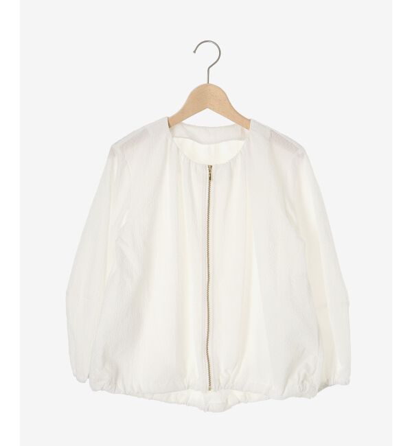  「《手洗い可能》カラミタンブラーランタンスリーブブルゾン」|ブルゾン・スタジャン|