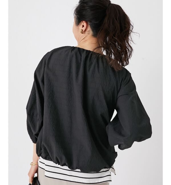  「《手洗い可能》カラミタンブラーランタンスリーブブルゾン」|ブルゾン・スタジャン|