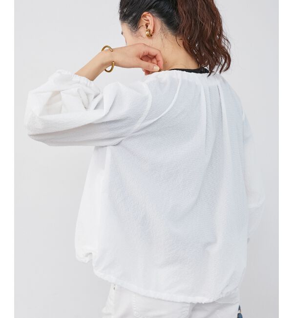  「《手洗い可能》カラミタンブラーランタンスリーブブルゾン」|ブルゾン・スタジャン|