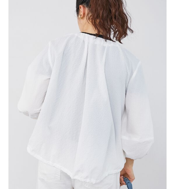  「《手洗い可能》カラミタンブラーランタンスリーブブルゾン」|ブルゾン・スタジャン|