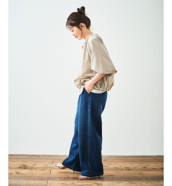  「《手洗い可能》カラミタンブラーランタンスリーブブルゾン」|ブルゾン・スタジャン|