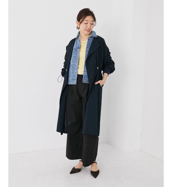 le.coeur blanc「サスペンダー付タックワイドパンツ」|その他|