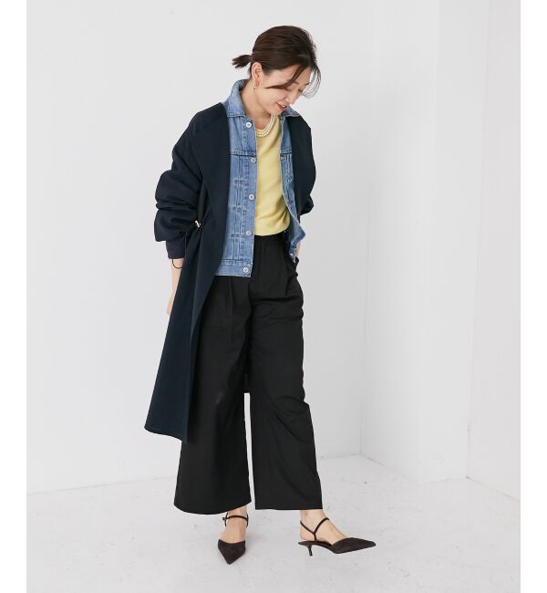 le.coeur blanc「サスペンダー付タックワイドパンツ」|その他|