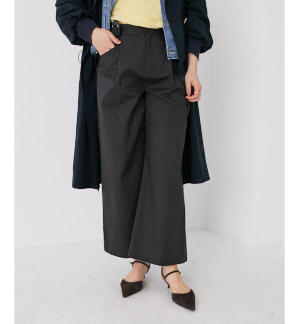 le.coeur blanc「サスペンダー付タックワイドパンツ」|その他|