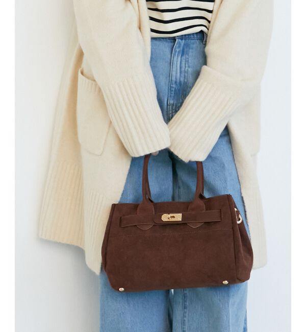  「スエードスクエアトート」|トートバッグ|