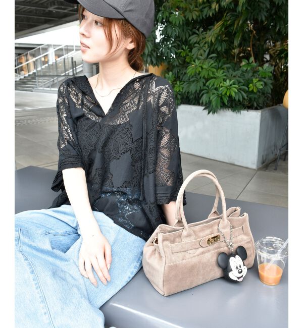  「スエードスクエアトート」|トートバッグ|