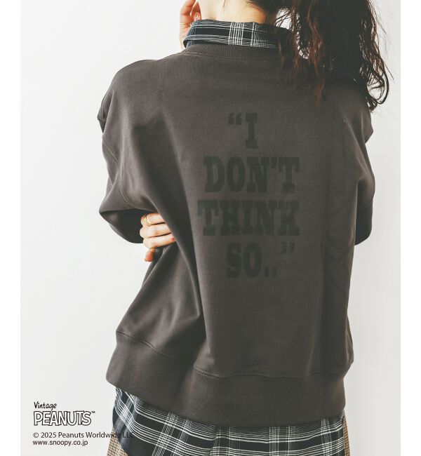  「【PEANUTS】ヴィンテージライクスウェット」|スウェット・ジャージ|