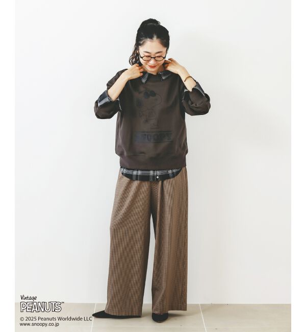  「【PEANUTS】ヴィンテージライクスウェット」|スウェット・ジャージ|