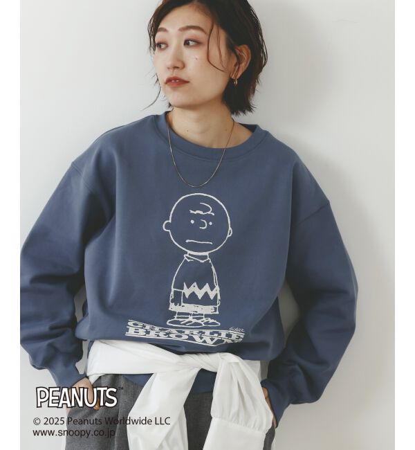  「【PEANUTS】ヴィンテージライクスウェット」|スウェット・ジャージ|ブルー