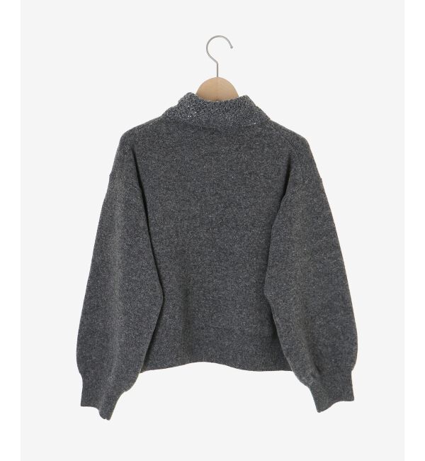  「2wayスパンコール襟ニット」|ニット・セーター|