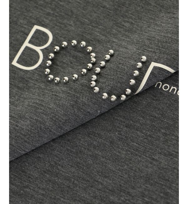  「【吸湿発熱】スタッズロゴカットソー」|Tシャツ・カットソー|