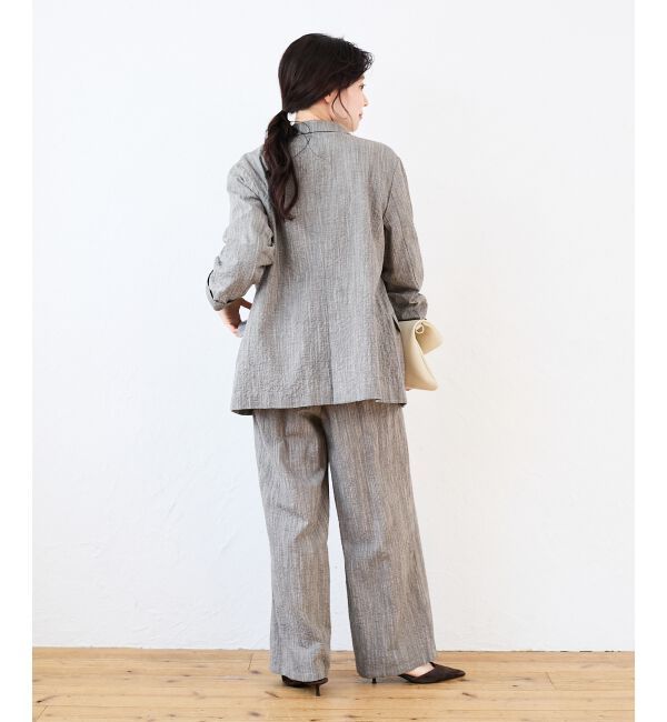  「グレンチェックスラブテーラードジャケット」|その他|