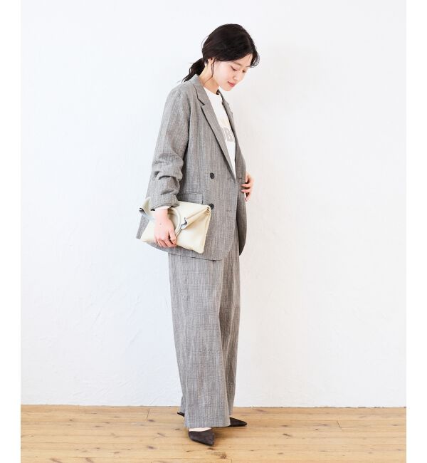  「グレンチェックスラブテーラードジャケット」|その他|