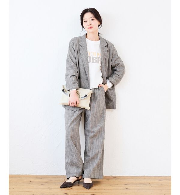  「グレンチェックスラブテーラードジャケット」|その他|