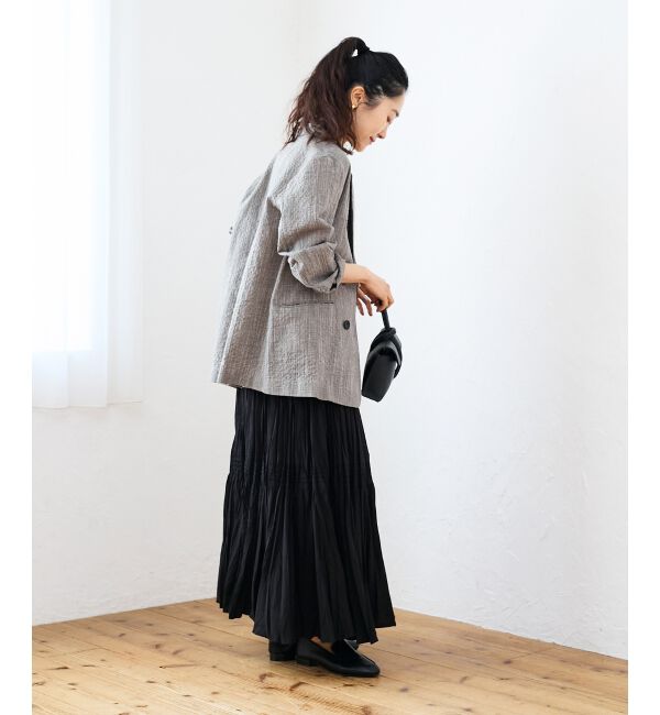  「グレンチェックスラブテーラードジャケット」|その他|