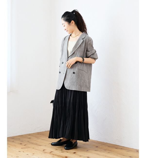  「グレンチェックスラブテーラードジャケット」|その他|