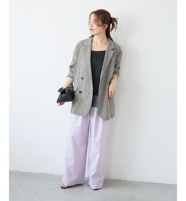  「グレンチェックスラブテーラードジャケット」|その他|