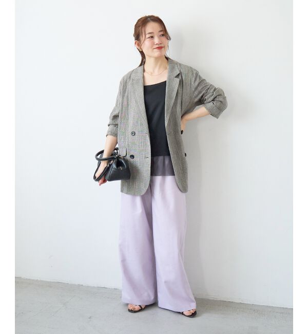  「グレンチェックスラブテーラードジャケット」|その他|