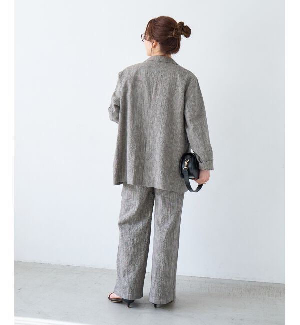  「グレンチェックスラブテーラードジャケット」|その他|