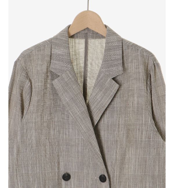  「グレンチェックスラブテーラードジャケット」|その他|