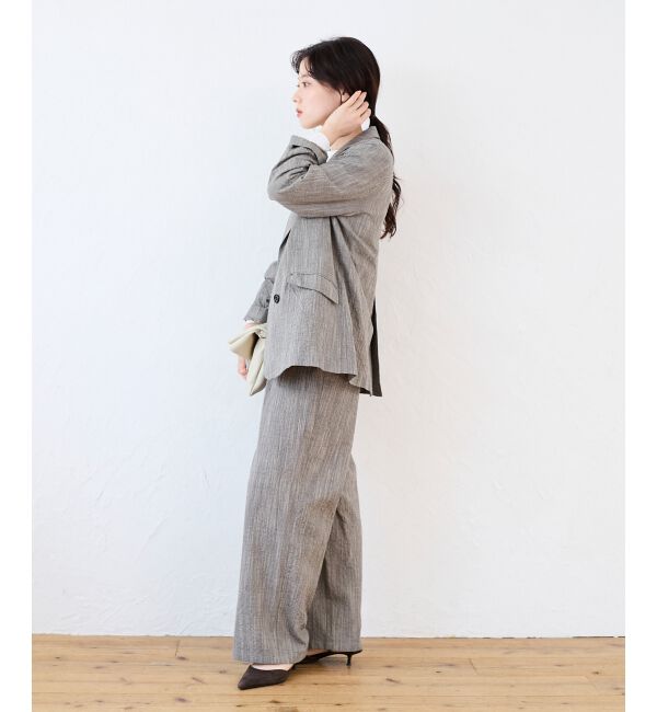  「グレンチェックスラブテーラードジャケット」|その他|