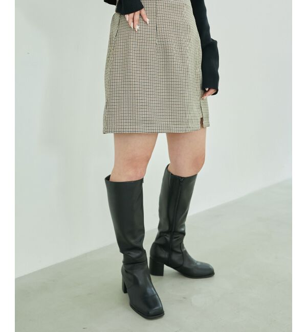  「ZIP美脚ロングブーツ」|ロングブーツ|