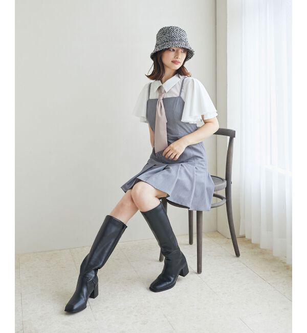  「ZIP美脚ロングブーツ」|ロングブーツ|