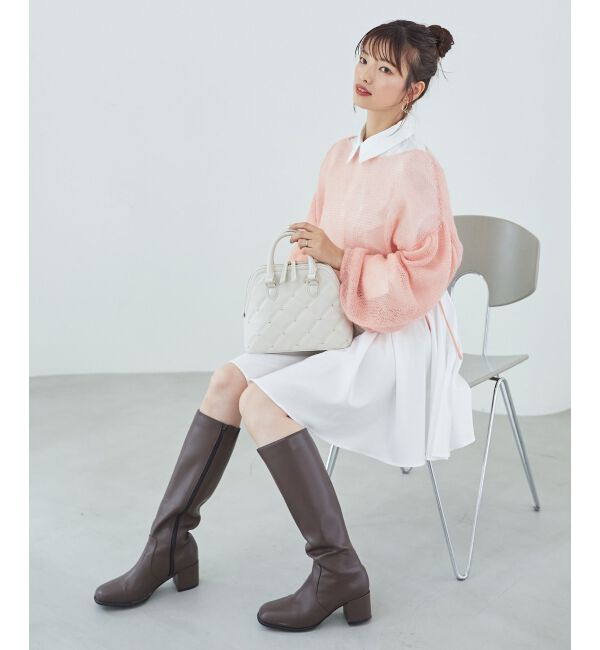  「ZIP美脚ロングブーツ」|ロングブーツ|