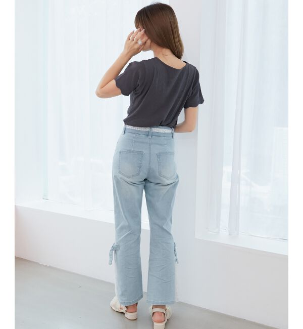  「スカラップデザイントップス」|Tシャツ・カットソー|