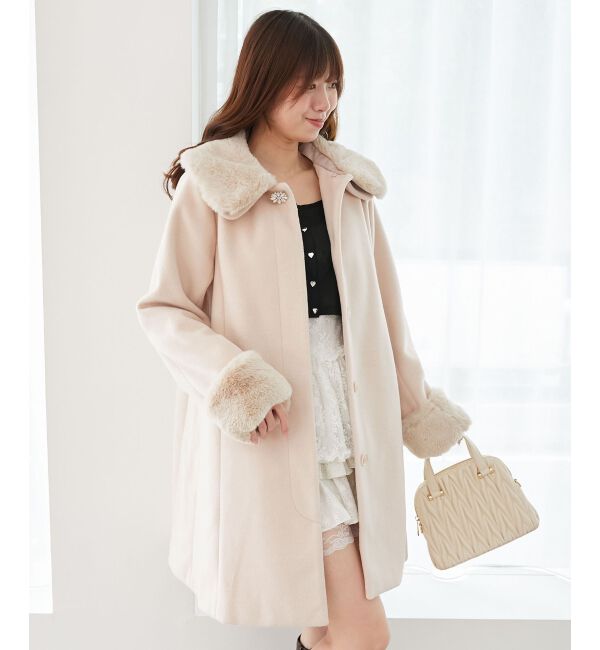  「7wayファー&times;ビジューコート」|その他|