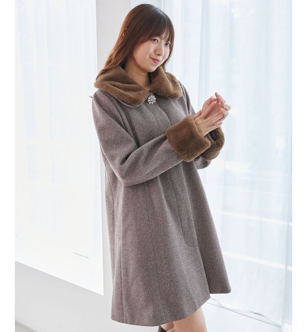  「7wayファー&times;ビジューコート」|その他|