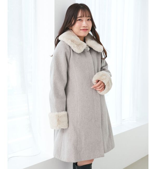  「7wayファー&times;ビジューコート」|その他|