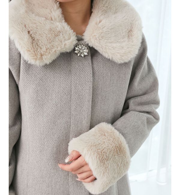  「7wayファー&times;ビジューコート」|その他|