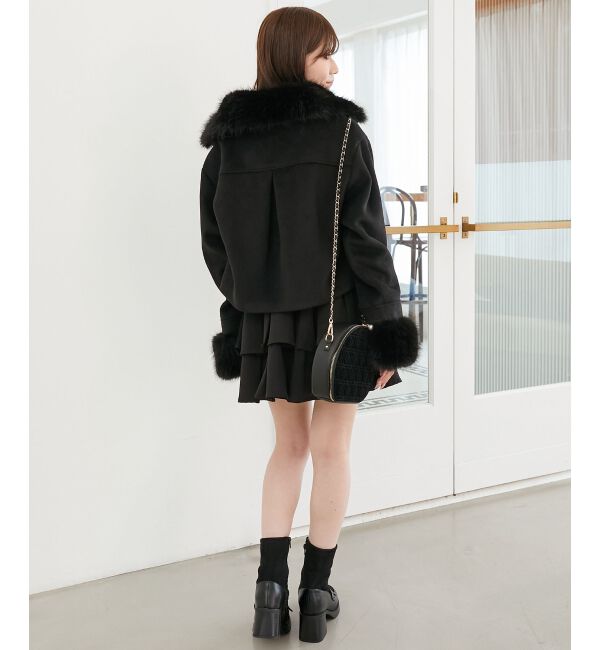  「&infin;マルチwayフェイクファー付ショートコート」|その他|