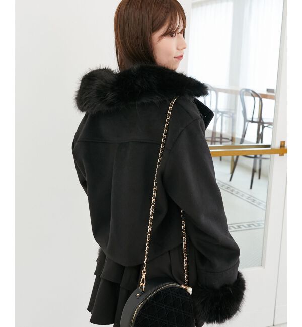  「&infin;マルチwayフェイクファー付ショートコート」|その他|