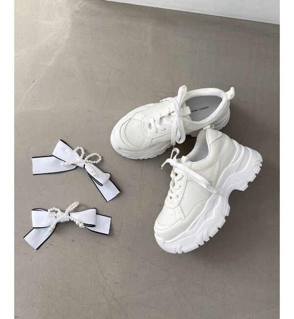  「2WAYリボンビジュースニーカー」|スニーカー|