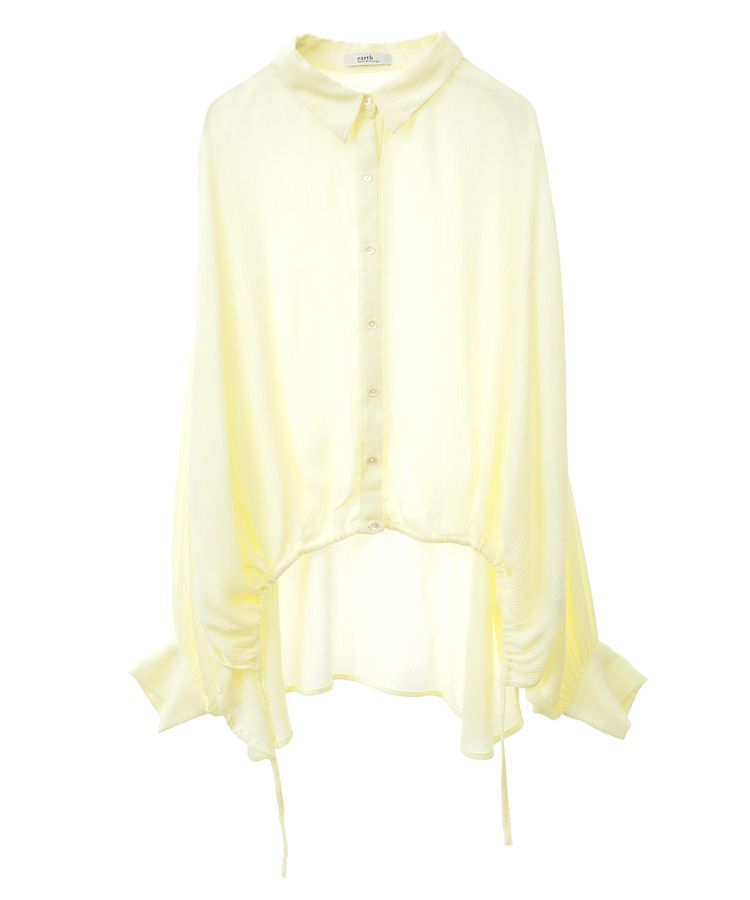 earth music&ecology「レーヨンクレープドロストシャツ」|シャツ・ブラウス|