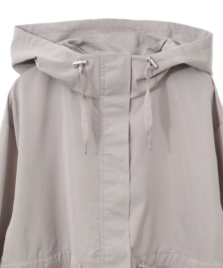 earth music&ecology「ドロストペプラムマウンテンパーカー」|ブルゾン・スタジャン|