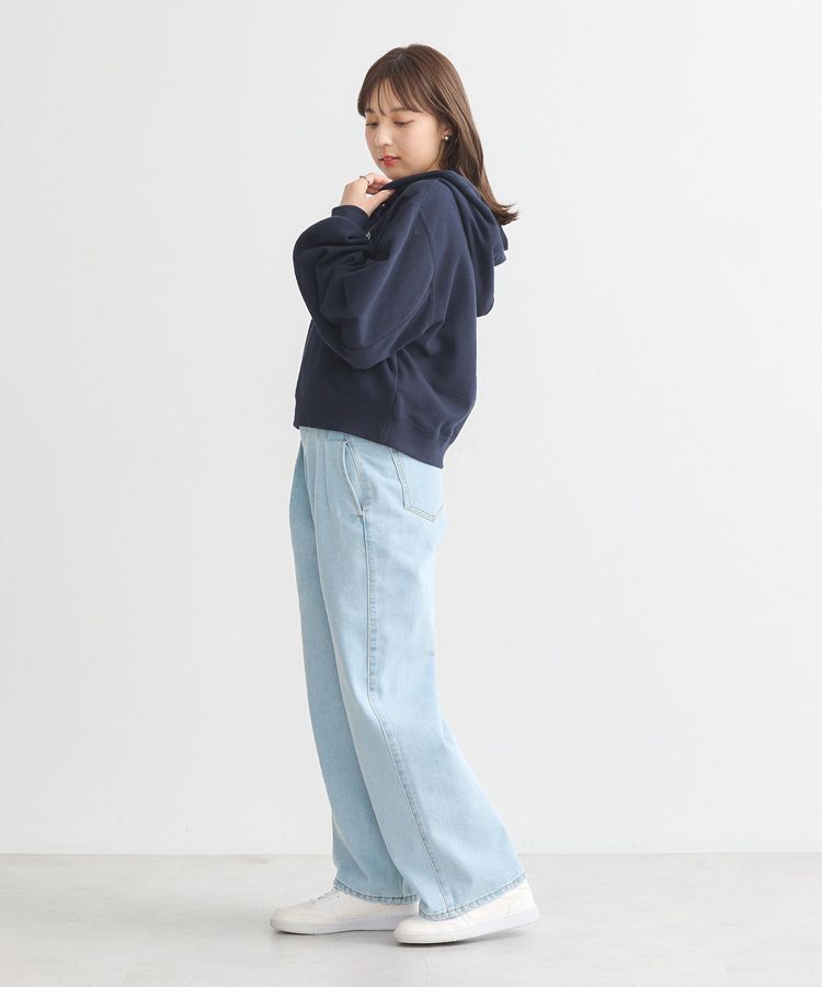 earth music&ecology「Lee&times;e.m.a.eショート丈パーカー」|スウェット・ジャージ|