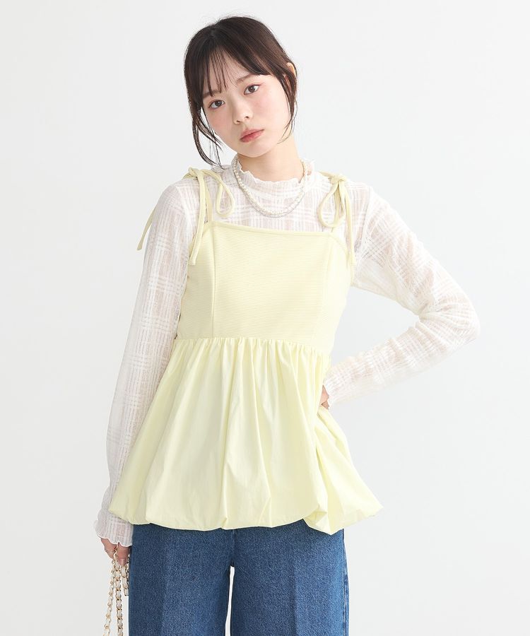 earth music&ecology「バルーンキャミチュニック」|チュニック|