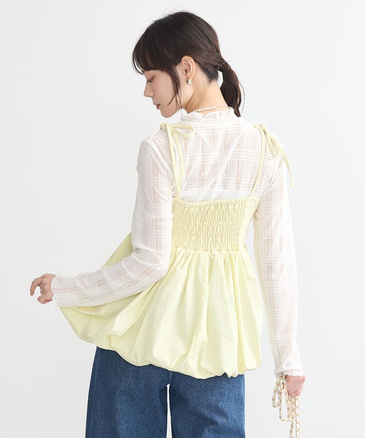 earth music&ecology「バルーンキャミチュニック」|チュニック|