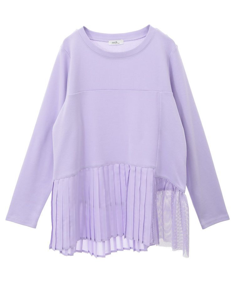 earth music&ecology「プリーツドッキングプルオーバー」|チュニック|